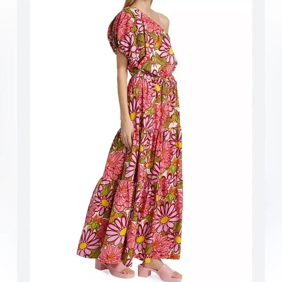 Anthropologie | Dresses | Anthropologie X Swf Floral Oneshoulder Puff Sleeve Maxi Dress | Poshmark Anthropologie | Dresses | Anthropologie X Swf Floral Oneshoulder Puff Sleeve Maxi Dress | Poshmark